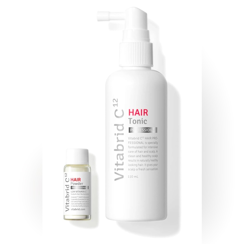 Vitabrid C12 hair tonic set NIB